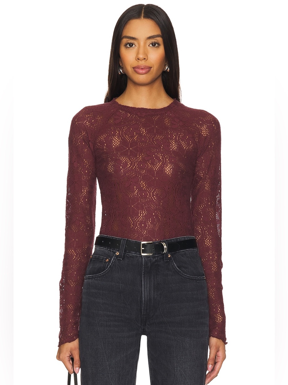 New Free People SZ XS In The Meadow Tee